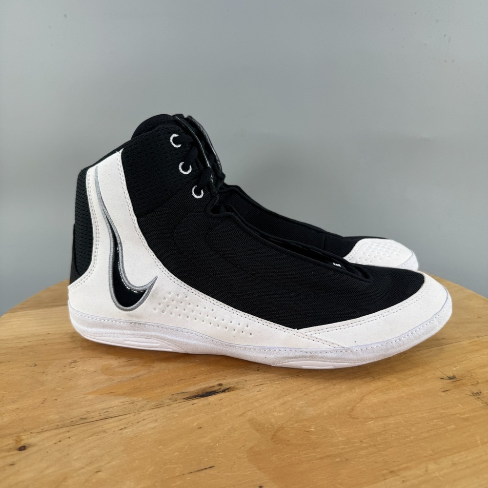 Nike Inflict 4 Mens Size 12 Wrestling Shoes Black White HM9674-001 NEW
